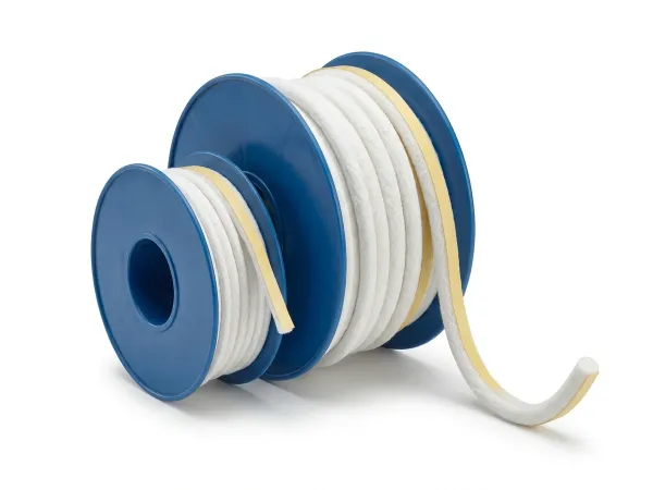 PTFE joint sealant cord on a flange